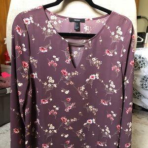 Forever21 floral blouse